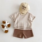 【66-100】セットアップワッフルカジュアル