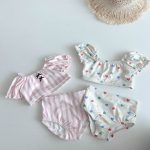 【66-100】水着 ベビー かわいい ビキニセット - 画像 (5)