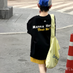 【90-160】半袖Tシャツ 男の子 プリント 英字 カジュアル