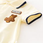 【66-90】ロンパース ベビー 肌に優しい くま柄 - 画像 (7)