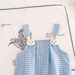 【66-90】ロンパース ウサギ チェック ベビー服 - 画像 (13)