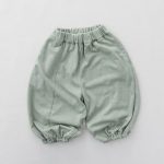 【80-130】パンツ 無地 ウエストゴム バルーンパンツ - 画像 (7)