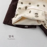 【80-130】半袖Tシャツ ベビー 韓国風 ドット - 画像 (11)