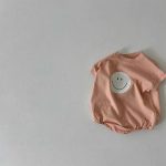 【66-90】ロンパース 半袖 笑顔 肌に優しい - 画像 (7)