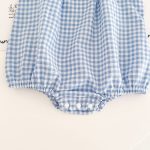 【66-90】ロンパース ウサギ チェック ベビー服 - 画像 (14)