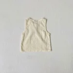 【66-90】 ベスト or セットアップ ベビー 韓国風 シンプル - 画像 (12)