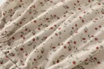 【66-90】ロンパース ベビー 半袖 レース襟 花柄 - 画像 (14)
