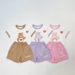 【80-130】セットアップ クマ柄 カジュアル - 画像 (6)
