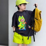 【90-160】半袖Tシャツ 男の子 プリント カジュアル 合わせやすい - 画像 (3)