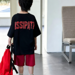 【90-160】半袖Tシャツ 男の子 英字 ゆったり 合わせやすい - 画像 (4)