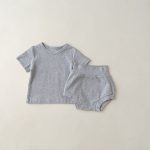 【66-100】セットアップ 可愛い リブ サマー - 画像 (10)