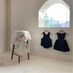 【66-100】サロペット or ボーダーTシャツ ベビー 韓国風 - 画像 (8)