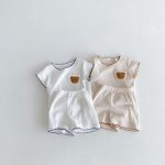 【66-100】セットアップ クマ 刺繡 柔らかい - 画像 (8)
