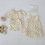 【73-110】半袖シャツセットorワンピース スイートなハート柄 - 画像 (10)