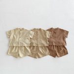 【80-120】セットアップ パステルカラー チェック - 画像 (7)