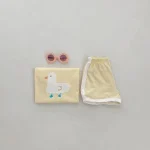 【73-100】セットアップ ベビー ダック柄 かわいい - 画像 (9)