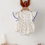 【66-90】ロンパース フリル 可愛い 女の子 - 画像 (9)
