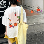 【100-170】半袖Tシャツ 男の子 アップリケ トレンド