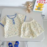 【66-100】セットアップ 可愛い クマ柄 コットン 可愛い - 画像 (5)