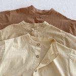 【80-120】セットアップ パステルカラー チェック - 画像 (15)
