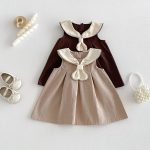 【73-120】ワンピース ベビー ノースリーブ レトロ - 画像 (3)