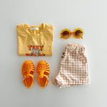 【80-130】ショートパンツ チェック 履きやすい ボトムス - 画像 (9)