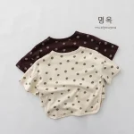 【80-130】半袖Tシャツ ベビー 韓国風 ドット - 画像 (4)