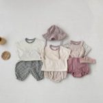 【73-100】半袖Tシャツ 男の子 カジュアル ボーダー柄 クルーネック - 画像 (8)