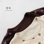 【80-130】半袖Tシャツ ベビー 韓国風 ドット - 画像 (12)