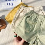 【90-140】ショートパンツ キッズ ナチュラル シンプル - 画像 (12)