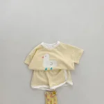 【73-100】セットアップ ベビー ダック柄 かわいい - 画像 (5)