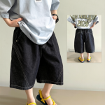 【100-170】ハーフパンツ 男の子 薄手 ストリート風