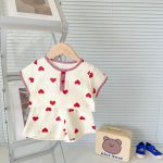 【66-100】セットアップ 可愛い クマ柄 コットン 可愛い - 画像 (13)