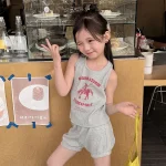 【80-130】セットアップ 女の子 英字プリント - 画像 (14)