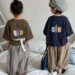 【80-140】半袖Tシャツ ソーダポッププリント ルーズ フィット - 画像 (17)