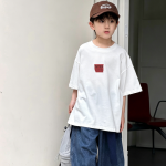 【90-160】半袖Tシャツ 男の子 英字 ゆったり 合わせやすい - 画像 (6)