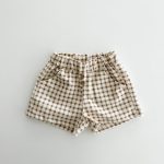 【80-130】ショートパンツ チェック 履きやすい ボトムス - 画像 (14)