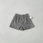 【73-100】ボトムス ベビー ボタン付き 韓国風 - 画像 (7)