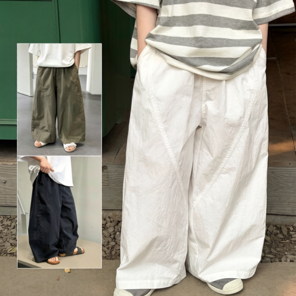 【100-170cm】パンツ 男の子 無地 ゆったり 合わせやすい