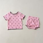 【66-100】セットアップ 可愛い リブ サマー - 画像 (12)