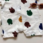 【66-90】ロンパース ベビー 薄手 レース 快適 - 画像 (9)