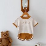 【66-100】セットアップクマ柄配色 - 画像 (12)