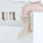 【GOODS】ソックス ベビー 通気性抜群 リボンハイ - 画像 (3)