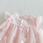 【73-120】ワンピース バタフライピンク 可愛い - 画像 (8)
