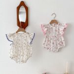 【66-90】ロンパース フリル 可愛い 女の子 - 画像 (7)