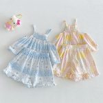【73-120】キャミセットアップ ベビー 女の子 花柄 - 画像 (3)