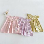 【73-120】ワンピース ベビー フリル キノコ かわいい - 画像 (7)
