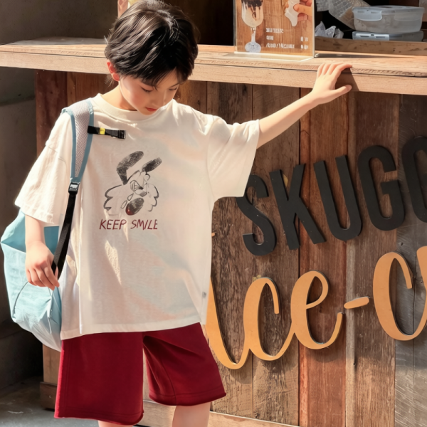 【90-160cm】半袖Ｔシャツ 男の子 カートゥーン 通気性拔群
