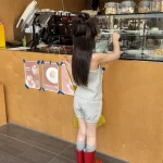 【80-130】セットアップ 女の子 英字プリント - 画像 (8)