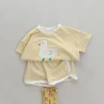 【73-100】セットアップ ベビー ダック柄 かわいい - 画像 (7)